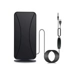 Antenne tv numrique amplifie intrieure haute dfinition, 50  80 beaut avec amplificateur vhf / uhf, ...