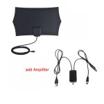 Antenne tv numrique freevia hdtv 4k, avec amplificateur de signal, rayon booster, surf fox dvb - t2, ...