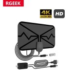 Antenne tv num�rique hd, longue port�e de 3600 beaut�, prise en charge de 4k, 8k, 1080p, fire tv stick ...