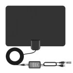 Antenne tv numrique pour rcepteur tv global intrieur, amplificateur de signal dvb t2, booster pour ...