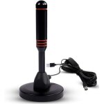 Antenne tv puissante pour intérieur et extérieur, dvb - t2 dtmb rotation 360 avec base magnétique, antenne ... Antenne tv puissante pour intérieur et extérieur, dvb - t2 dtmb rotation 360 avec base magnétique, antenne ...