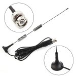 Antenne vhf uhf 25mhz - 300 mhz, 1200 cm, 1 pice, rcepteur bnc pour voiture