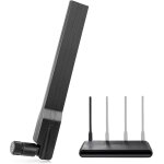 Antenne wifi 6 5g - 2, 4 ghz 5, 8 ghz 4g 5g haut dbit 600 - 6000 mhz omnidirectionnelle avec connecteur ...