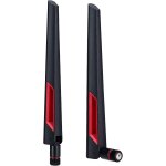 Antenne wifi bi - bande avec connecteur rp sma mle pour routeur rseau sans fil / point d'accs / adaptateur ...