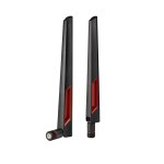 Antenne wifi (avec connecteur rp - sma mle) dual band 2. 4ghz 5ghz 5. 8ghz, adapte pour carte wifi ...