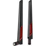 Antenne wifi (avec connecteur rp - sma mle) dual band 2. 4ghz 5ghz 5. 8ghz, adapte pour carte wifi ...