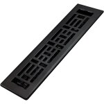 Anw - ajh212 - blk registre de sol oriental, 5, 1 x 30, 5 cm, noir textur