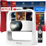 [app intgre] venus v1 vidoprojecteur portable, video projecteur portatif android avec 350ansi, 270 ...