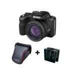 Appareil photo bridge kodak az425 black + 1 batterie + etui