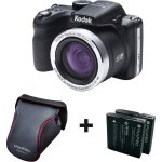 Appareil photo bridge kodak pixpro az421 noir + 2 batteries + �tui