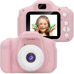 Appareil photo pour enfants 8 mp 1080p, carte m�moire 32 go, rechargeable, l�ger, pour enfants de 3 � ...