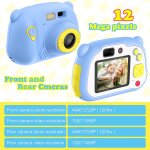 Appareil photo pour enfant, avec carte ? cam�ra selfie rechargeable num�rique pour enfants, ecran � 2 ...