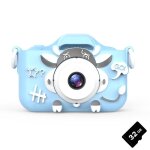 Appareil photo pour enfants avec double cam�ra et enregistreur vid�o, s�r et durable pour les 3 � 10 ...
