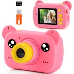 Appareil photo pour enfant - jouet pour gar�on et fille - cam�ra num�rique pour enfant 8m 1080p avec ...