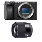 Appareil photo hybride - sony - alpha 6400 - objectif sigma 30mm f / 1. 4 - 24. 2 mpixels - 4k