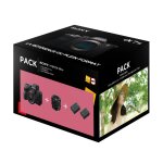 Appareil photo hybride sony pack alpha 7iv fe 28 - 60mm f / 4 - 5. 6 fe 50mm f / 1. 8 2�me batterie