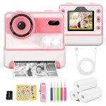 Appareil photo instantané, 2. 4 ecran appareil photo enfant avec papier d'impression et carte 32gb, ... Appareil photo instantané, 2. 4 ecran appareil photo enfant avec papier d'impression et carte 32gb, ...