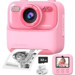 Appareil photo instantané enfant, 1080p hd vidéo selfie caméra enfant pour enfants avec carte de 32 go ... Appareil photo instantané enfant, 1080p hd vidéo selfie caméra enfant pour enfants avec carte de 32 go ...