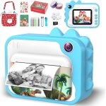 Appareil photo instantané enfant, 2, 4 1080p appareil photo enfant impression avec papier d'impression ... Appareil photo instantané enfant, 2, 4 1080p appareil photo enfant impression avec papier d'impression ...