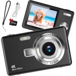 Appareil photo numérique 1080p fhd appareil photo compact 44mp avec écran lcd 2, 4 zoom numérique 16x ... Appareil photo numérique 1080p fhd appareil photo compact 44mp avec écran lcd 2, 4 zoom numérique 16x ...