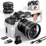 Appareil photo numrique 4 k, camra vlogging 48mp pour youtube avec microphone et poigne pour trpied, ...