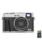 Appareil photo numrique 4k / 48mp / 16x zoom / autofocus / viseur / anti - shake avec carte 32 go