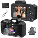 Appareil photo numrique 4k amlior, hd 48mp 18x zoom anti - tremblement auto focus kid camera avec ...