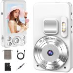 Appareil photo numrique 4k, autofocus 64 mp appareil photo compact avec zoom numrique 18x, cran 2, ...