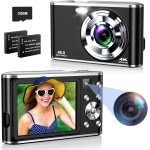 Appareil photo numrique 4k avec double appareil photo 48 mp autofocus appareil photo numrique avec ...