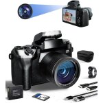 Appareil photo numérique 4k wifi avec ecran tactile 4. 0 , appareil photo numerique selfie 64mp digital ... Appareil photo numérique 4k wifi avec ecran tactile 4. 0 , appareil photo numerique selfie 64mp digital ...
