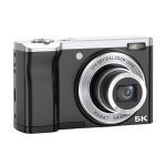 Appareil photo num�rique 5k 30fps zoom optique 5x anti - shake ecran hd 2. 8' noir yonis