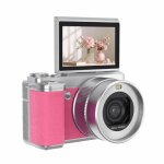 Appareil photo num�rique 5k 80mp double objectif ecran orientable 180 wifi rose yonis