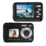 Appareil photo num�rique etanche 48mp ecran double pour sports ext�rieurs noir yonis