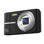 Appareil photo num�rique portable 1080p zoom 16x autofocus avec flash noir yonis