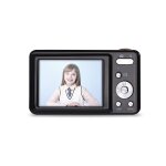 Appareil photo numrique rtro 2, 7 pouces ips hd camscope anti - tremblement dv cam k12 48mp, noir