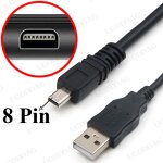 Appareil photo numrique uc - e6 cble de donnes usb mini 8 broches cble de donnes pour nikon coolpix ...