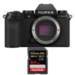 Appareil photo sans miroir fujifilm x - s20 + sandisk 64go extreme pro sdxc uhs - ii u3 v90 300 mo / ...