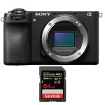 Appareil photo sans miroir sony a6700 + sandisk 64go extreme pro sdxc uhs - ii u3 v90 300 mo / s