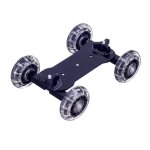 Appareil photo slr en alliage d'aluminium, systme de rail de voiture, quatre roues, silencieux, de bureau, ...