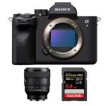 Appareil photo sony alpha a7 mark iv + fe 50mm f1. 4 gm + sandisk 64 go extreme pro sdxc uhs - ii u3 ...