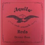 Aquila 02db - red contrebasse - corde a l'unit, sol 1re file cuivre vernie - g