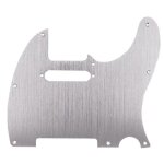 Argent 8 trous tele guitare pickguard mtal pick guard pour telecaster