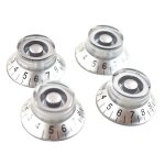 Argent chapeau haut de forme electrique guitare boutons pour gibson sg guitare electrique de style jdko56 ...