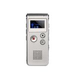 (argent) enregistreur num�rique portable 8gb avec double microphone et lecteur audio mp3 pour conf�rences ...