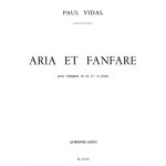 Paul vidal : aria et fanfare - conducteur trompette et piano 9790046232725 al23272 Paul vidal : aria et fanfare - conducteur trompette et piano 9790046232725 al23272