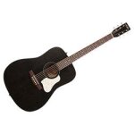 Art & lutherie americana faded black - dreadnought - guitare acoustique