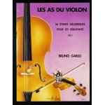 Les as du violon violon solo volume 1 - etudes m�lodiques