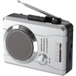 Asas - lecteur de cassettes rtro, enregistreur portable avec radio am / fm, clip ceinture, haut - parleur ...