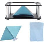 Asas - pyramide de projecteur d'hologramme 3d, affichage de projecteur d'hologramme de pyramide de smartphone ...