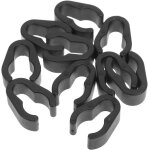 Asfasfq - lot de 10 supports de microphone - - cbles - accessoires de balanoire - organisateur de cbles ...